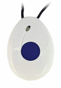 remote patient monitoring devices Fall Detect white pendant