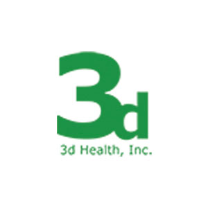 3D Health logo in a green font