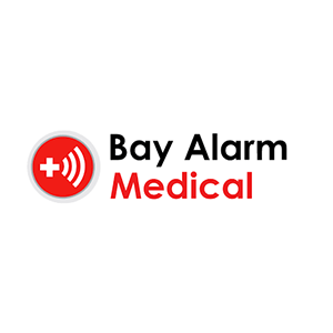 Bay Alarm Medical red and black logo