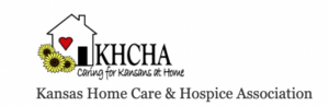 Kansas Home Care & Hospice Association logo with daisies